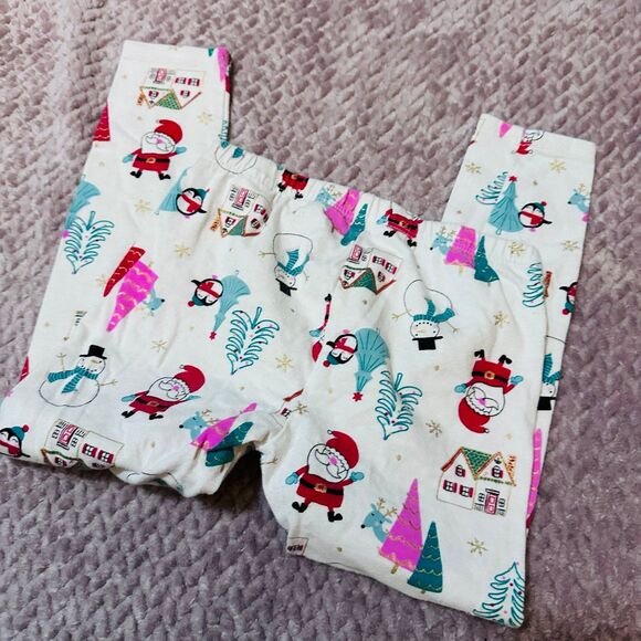 Girl’s Christmas Leggings Size 5 - Picture 4 of 5